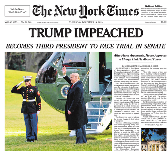 TRUMP%20IMPEACHED%20%20NYT