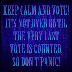 Vote Keep Calm Rising