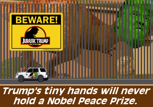 Tiny Arms Trump Nobel 3